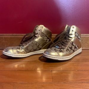 Coach high top sneakers